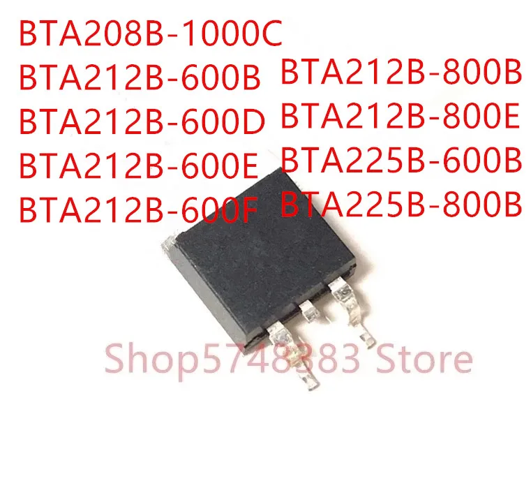 10 sztuk BTA208B-1000C BTA212B-600B BTA212B-600D BTA212B-600E BTA212B-600F BTA212B-800B BTA212B-800E BTA225B-600B BTA225B-800B