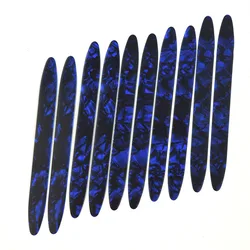 Lots of 10pcs 0.71mm Blue Pearl Celluloid Oud Picks Plectrums Reeshe Risha