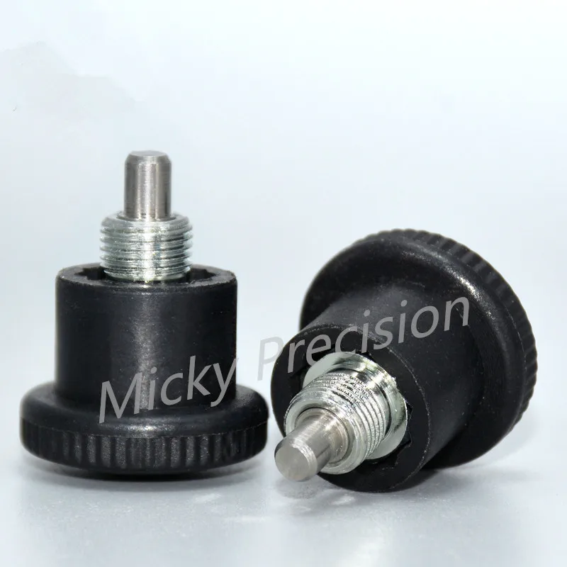 Freies verschiffen Mini Rastbolzen-Rückkehr Typ und Rest Position carbon stahl oder edelstahl Feine Gewinde M8 M10