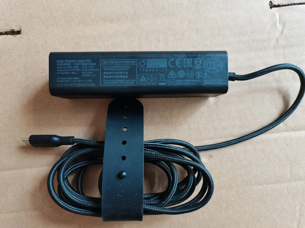 OEM 20V 3.25A RC30-0239 RC30-02390100 AC Adapter For Razer 65W Blade Stealth 13