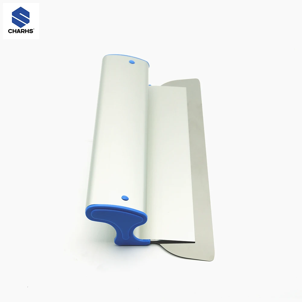 16 "40cm spatole a lama per scrematura coltello levigante/rovesciato alluminio estruso costruzione in acciaio inossidabile tappi terminali ad alto impatto