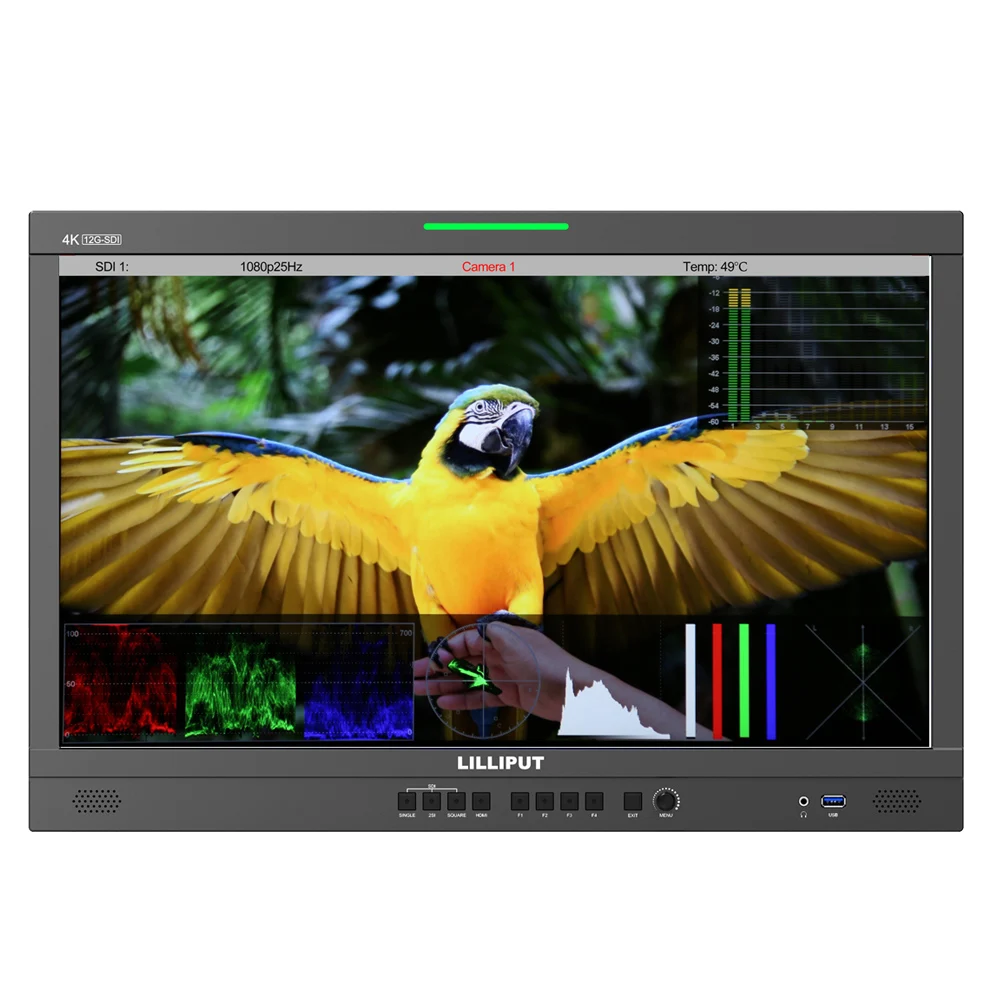 LILLIPUT Q24 23.6 inch 4K 12G-SDI Professional Broadcast Production Studio 3D-LUT HDR Gammas Monitor HDMI-compatible 2.0 Input