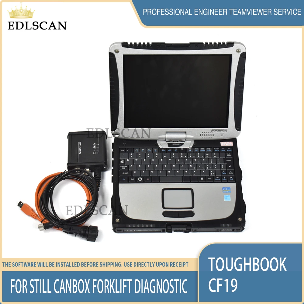 

CF19 laptop For Stil Incado Box Diagnostic Kit JUDIT 4 Jungheinrich Linde canbox for Still forklift Diagnose tool canbox STILL