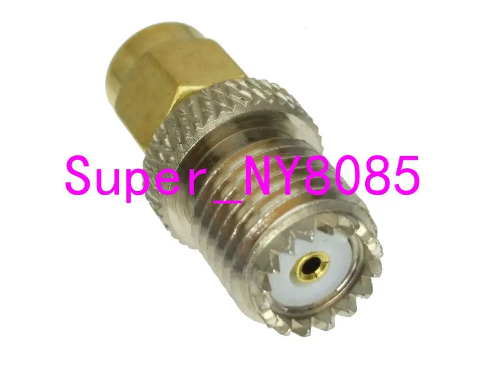 1pce mini UHF miniUHF female jack to SMA male plug RF coaxial adapter connector