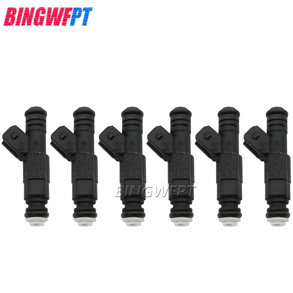 

Car accessories 6pcs Fuel Injector Nozzle 0280155844 Replacement Fit for Chevrolet Camaro injector valve