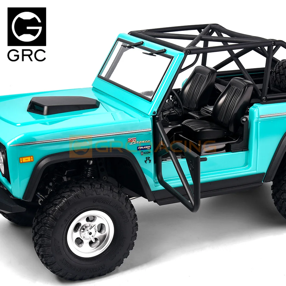 GRC-Assentos à moda antiga para RC Crawler, TRX4, Bronco Blazer, Scx10III, RC4WD, Opção de Atualização Peças, # G161FB, R, W, 1979, Escala 1:10, 1979