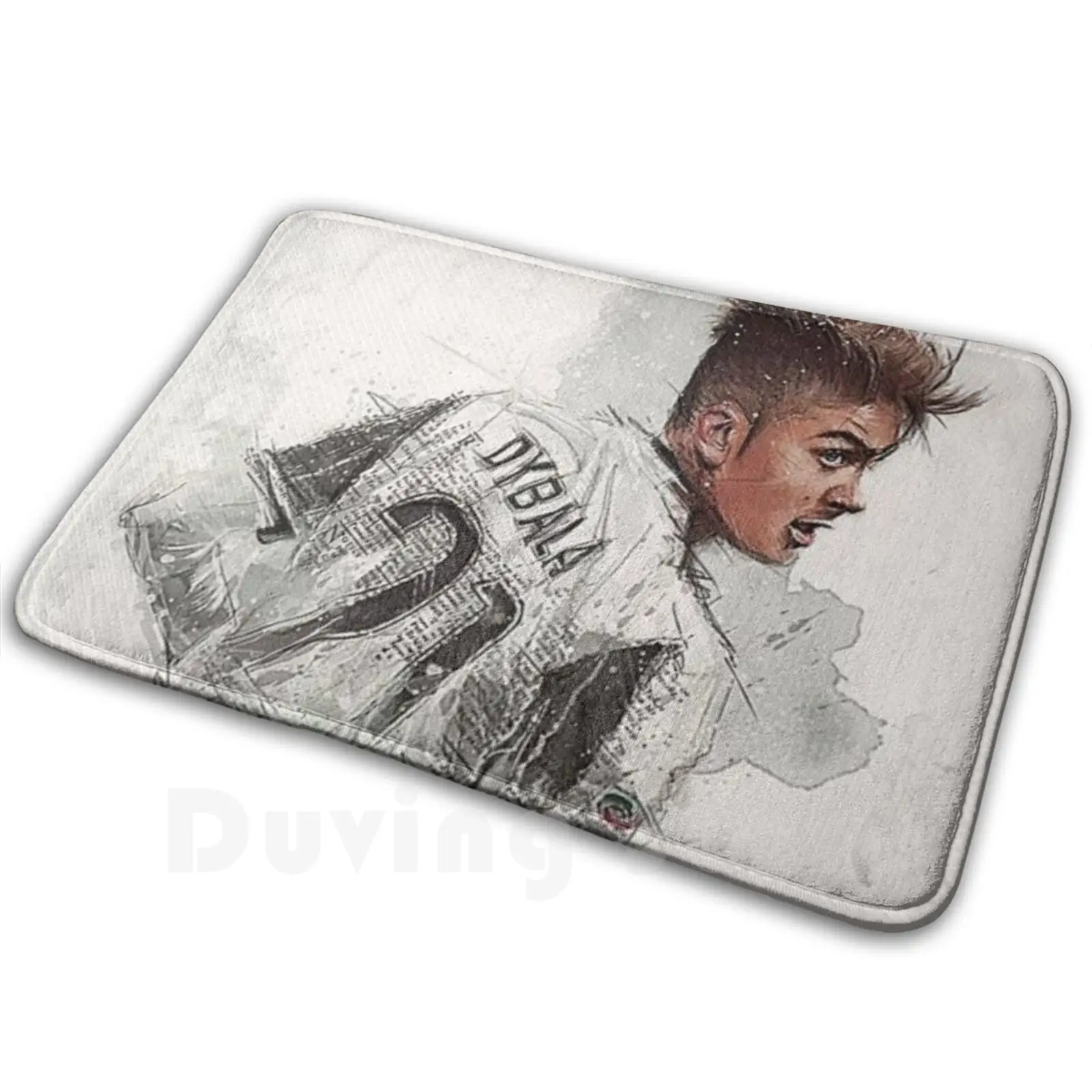 Paulo Dybala Alfombra Alfombra Cojín Suave Paulo Dybala Fútbol