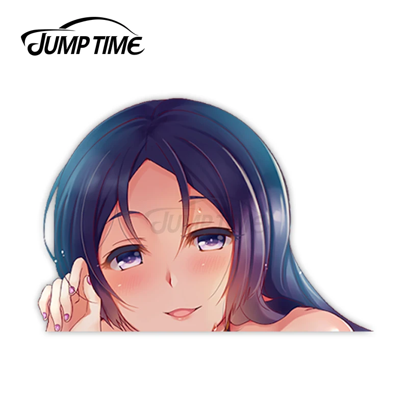 Jump Time Fate Grand Order Minamoto no Raikou  12 7.4  Big Head Anime Peeker Vinyl Decal Waifu Kawaii Girl Car Stickers