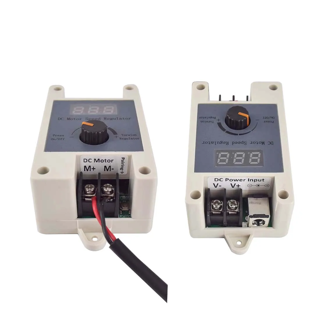 DC6V-24V Motor Remote Controller High Accuracy PWM Stepless 433MHz Electronic Speed Regulator