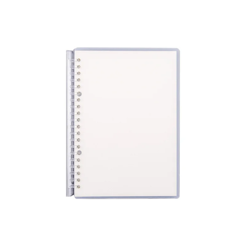 A5 B5 Blank, Grid, Horizontal Line, English Loose-leaf Book, Detachable 26-hole 20-hole Binder Plan Notepad PP Cover Notebook