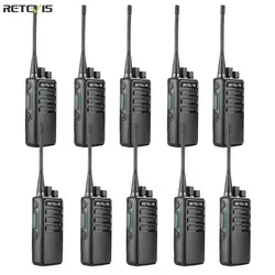 10 sztuk Walkie Talkie Retevis walkie-talkie PMR 446 RB629 RB29 daleki zasięg prawne dwukierunkowe Radio ht dla restauracji hotelowej