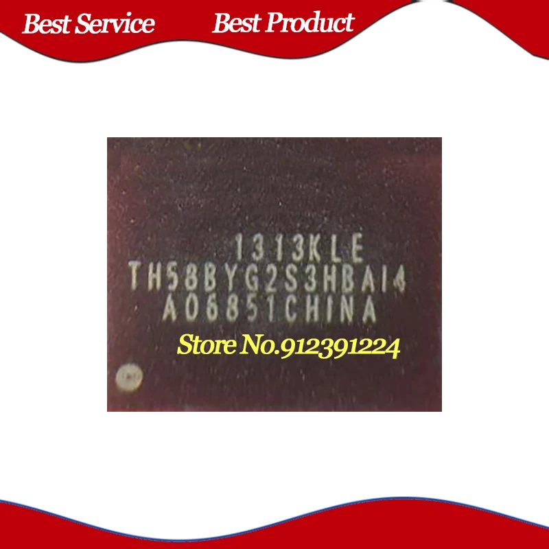 1ชิ้น/ล็อต TH58BYG2S3HBAI4 BGA ใหม่และต้นฉบับสต็อก