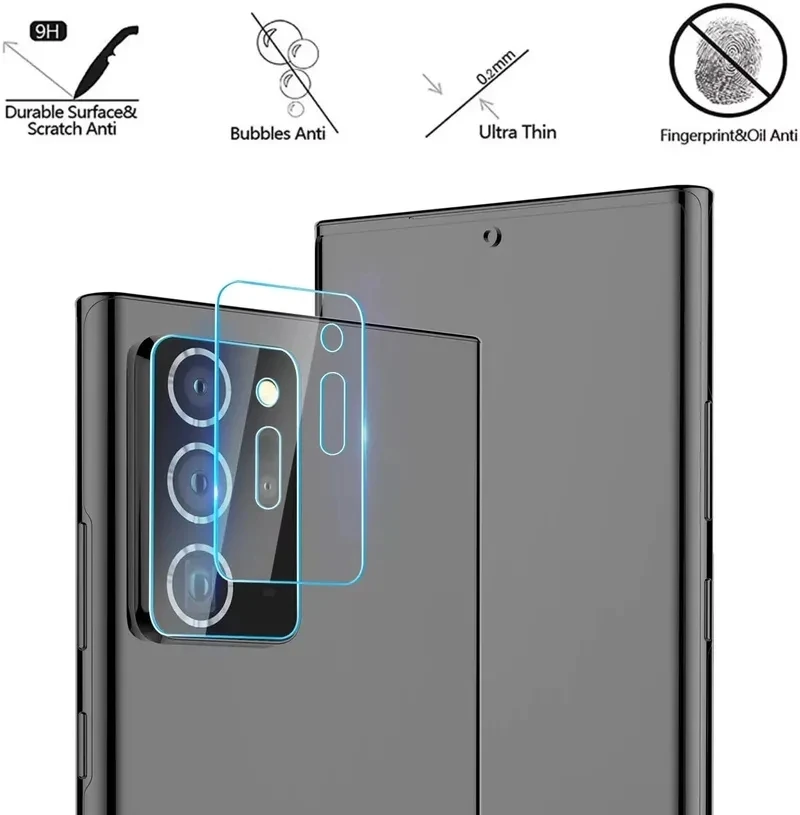 Protector de pantalla 4 en 1, película de hidrogel suave para Samsung Galaxy Note 20 Ultra Note20, película protectora para samsung, no vidrio