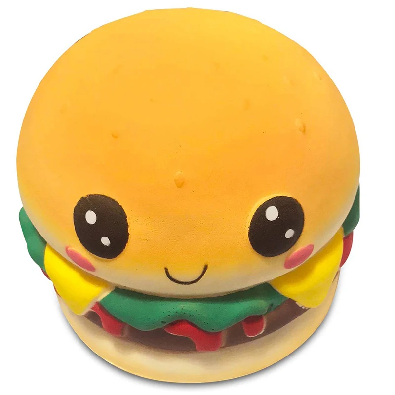 Squishy Soft Hamburger Squishies Toy Slow Rising Squeeze Toys Scented Stress Reliever Toy Novelty Antistress Christma Gift