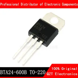 10pcs/lot BTA24-600B BTA24-600 BTA24 Triacs 24 Amp 600 Volt TO-220 new original In Stock