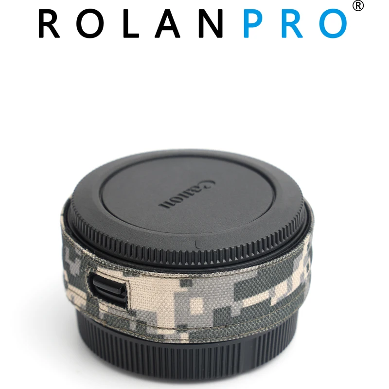 ROLANPRO Camera Lens Cover for Canon EF-EOS R Adapter Ring Lens Camouflage Sleeve For Canon Camera Lens