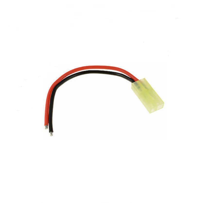 Mini Tamiya macho hembra Pigtail conector adaptador de enchufe con 18awg 10cm Cable de silicona estañada para RC cargador de batería de coche