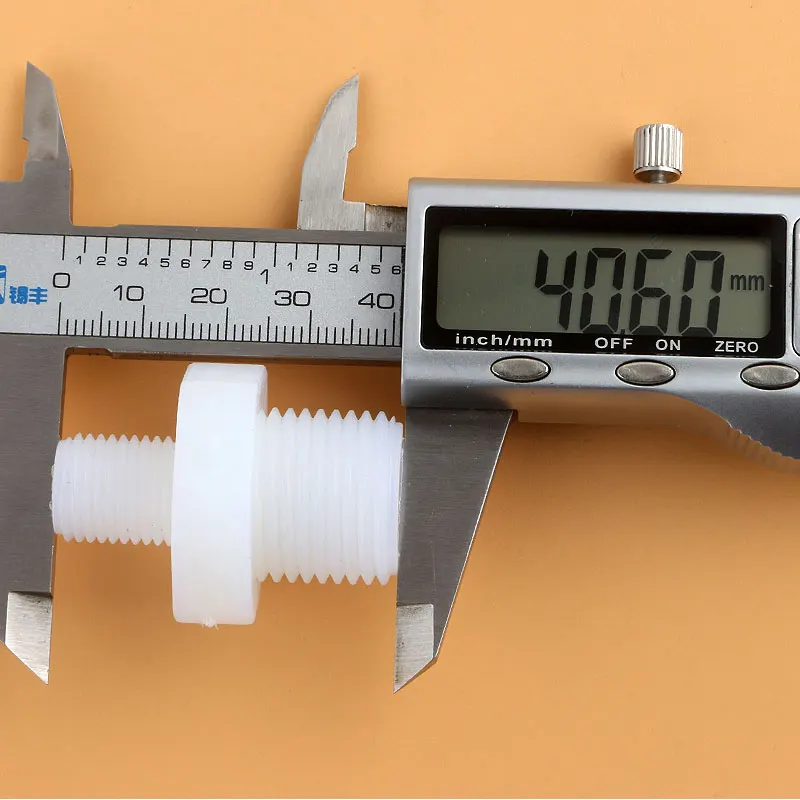 1/4 ''オス1/2 "外部ねじプラスチックナイロン直径変更12.5から20ストレート水族館ro水フィルター