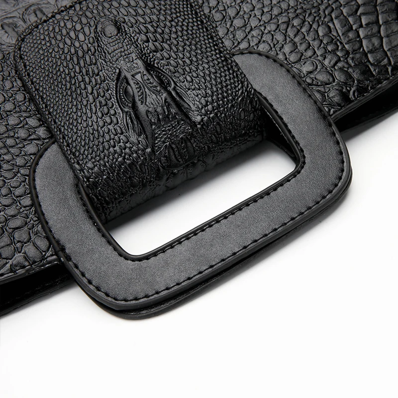 2024 Luxury Handbag Women Bags Designer PU Leather Bags Girls Fashion Crocodile Pattern Shoulder Bag Black High Quality Handbags