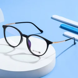 Beta Titanium Frame Glasses Unisex Full Rim Eye Glasses Round Spectacles New Arrival Eyewear