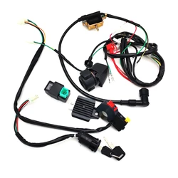 50cc-125cc CDI Wire Harness Stator Assembly Wiring ATV Electric Quad Kit