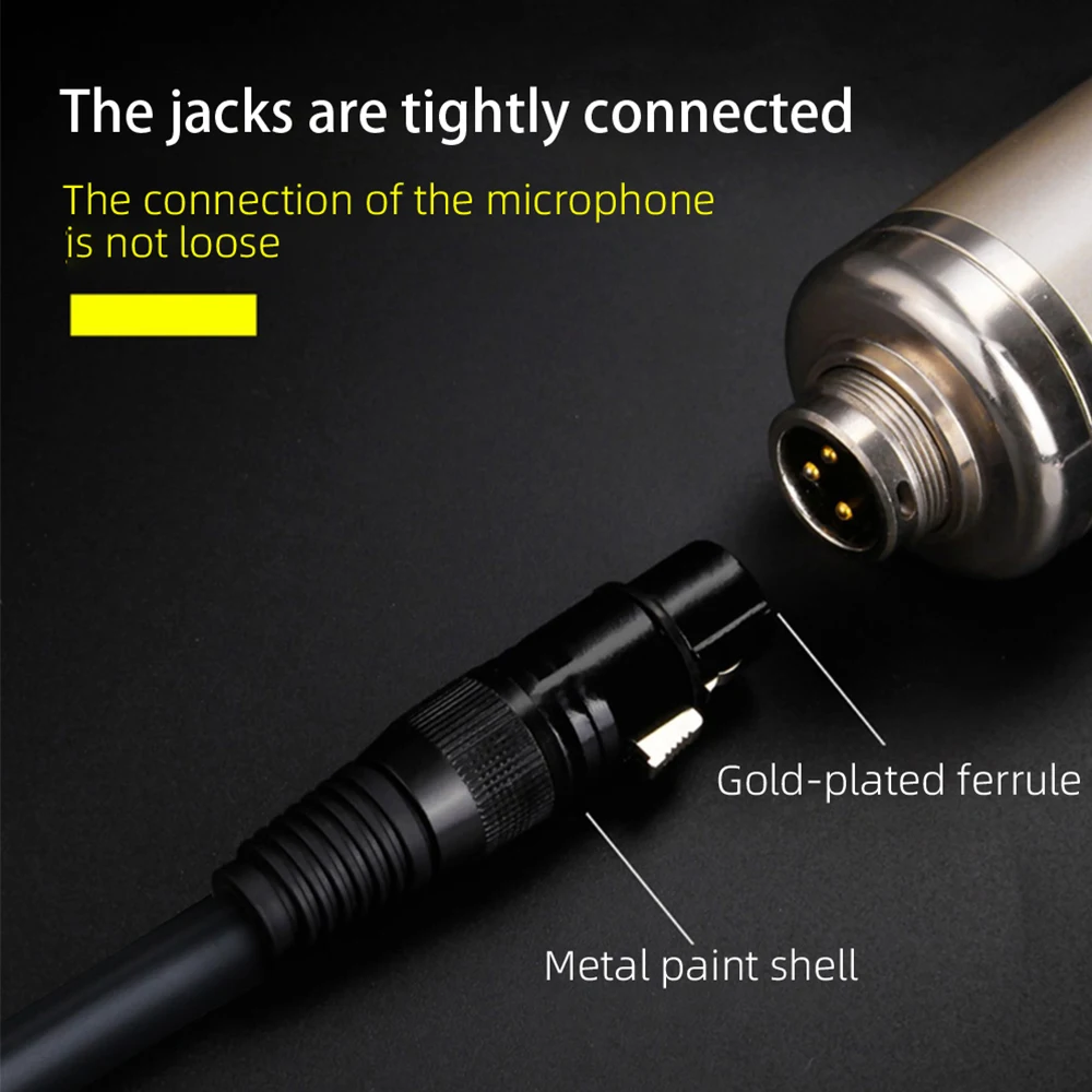 Hi-fi стерео кабель Xlr на 3,5 мм для iPhone, микшер, усилитель, микшерная консоль, микрофон 1,5 м, 3 м, 5 м, 3-контактный кабель Xlr, аудиокабель