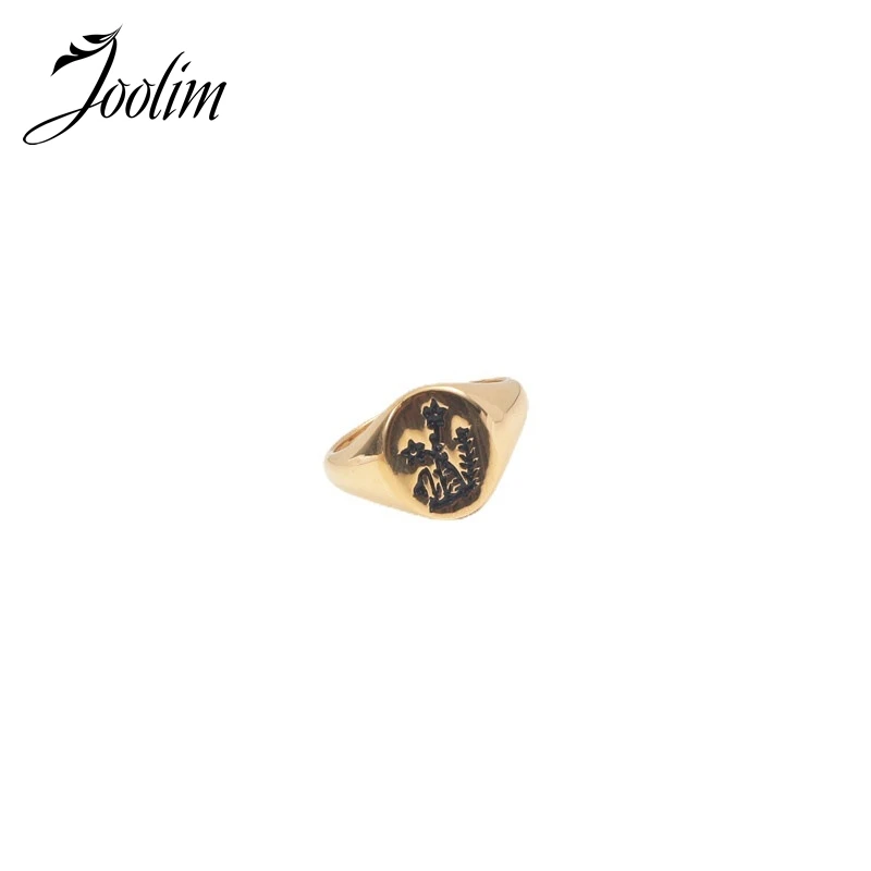 

Joolim High End PVD Symple Wildflowers Promise Ring for Women Stainless Steel Jewelry Wholesale