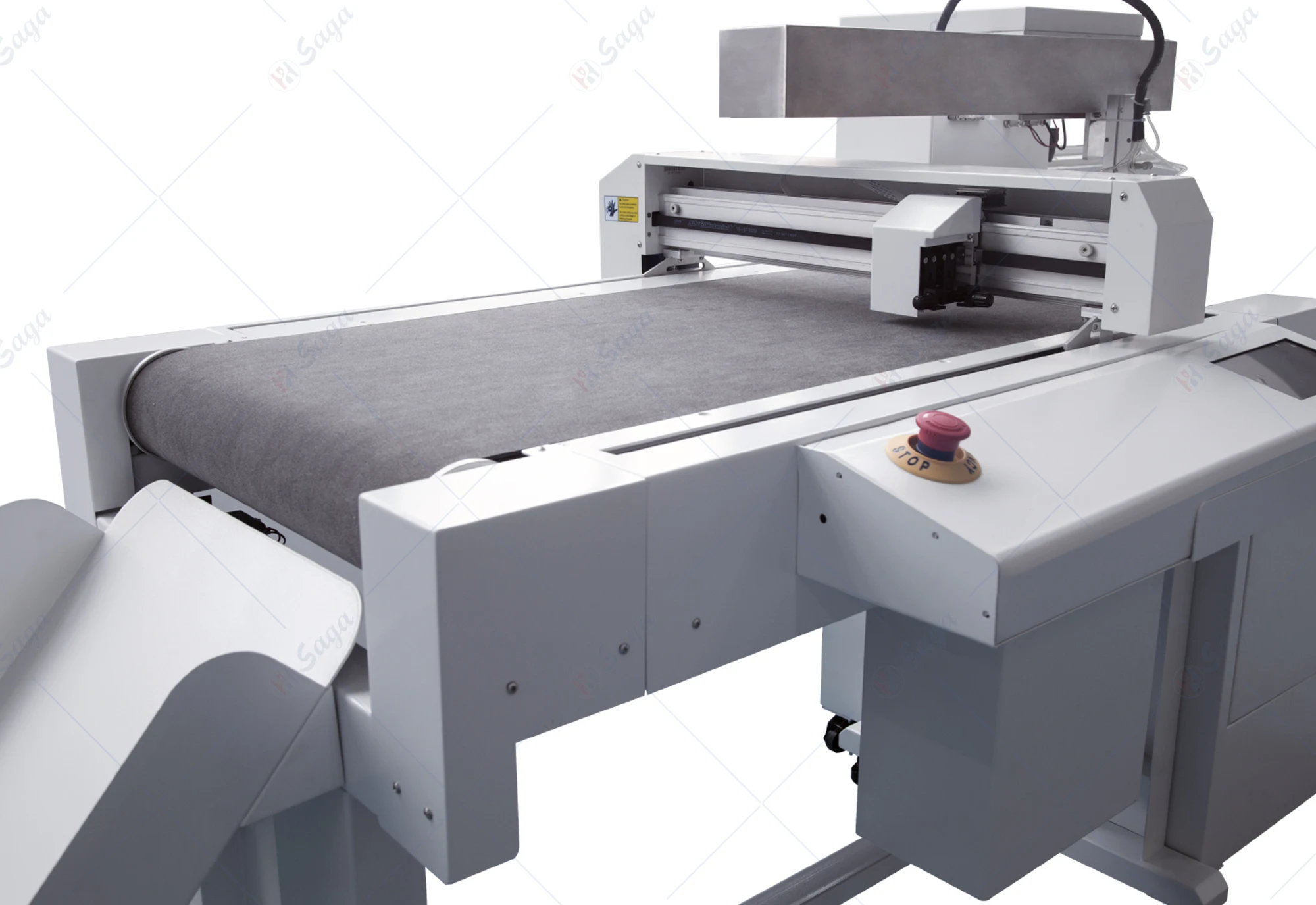 Sensor CCD Pemotong Flatbed Pengumpanan Otomatis Baru