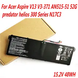 High Quality 15.2V 3220MAH Laptop Battery For Acer Aspire V13 V3-371 AN515-51 52G predator helios 300 Series N17C3