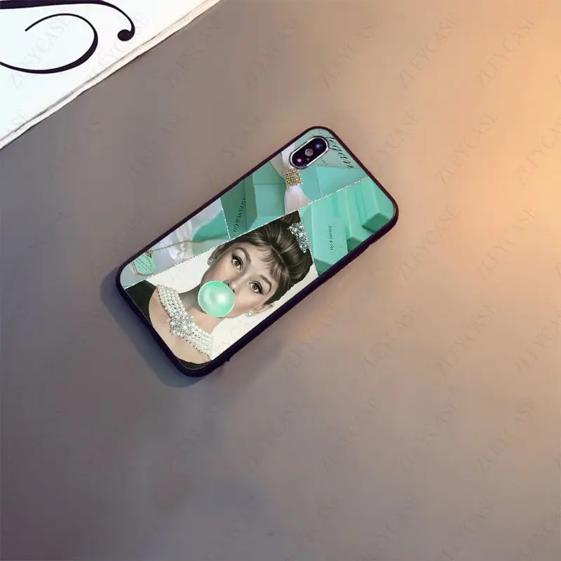 Audrey Hepburn Phone Case Shell For iphone 15pro 11pro 13pro 14pro 12pro xs max 7 8 XR 12mini 15plus 13mini SE 2020 cover