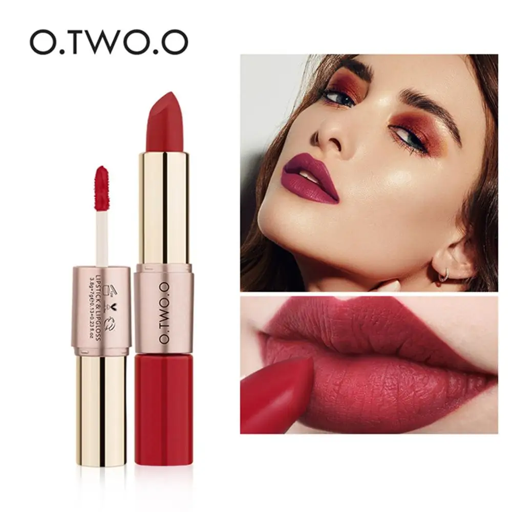 O.TW O.O 12 Farben Make-Up Lippenstift Lip Gloss Sexy Red Lip Stick Wasserdicht Feuchtigkeit Lippen Kosmetik Matte Lippenstifte