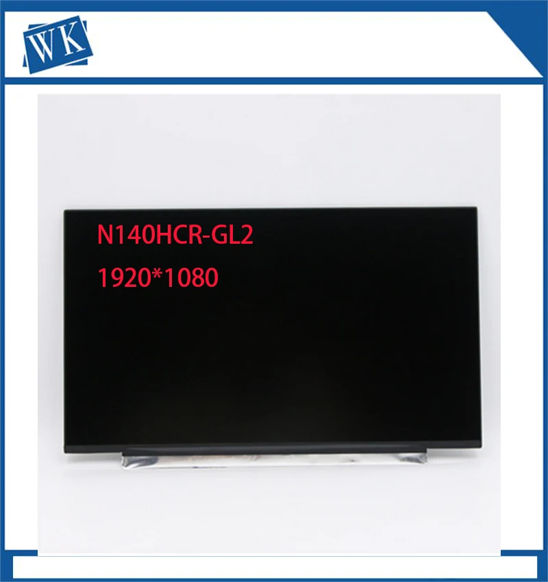 

Matriz de montaje de pantalla táctil LCD para portátil, N140HCR-GL2 LED de 14 pulgadas, 40 Pines, 1920X1080 FHD, N140HCR GL2 72%