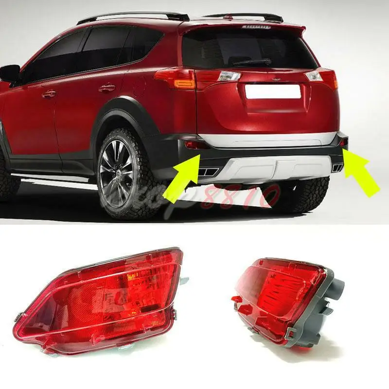 

For Toyota RAV4 2013 2014 2015 High quality Rear Bumper Light Fog Lamp Reflector Housing NO BULB