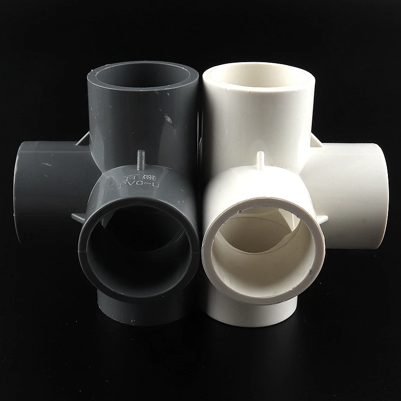 40mm Inner Diamater PVC Pipe 3D 5 way Connector 90 degrees Joints Agriculture Irrigation Tube Adapter Wardrobe Tent Fittings