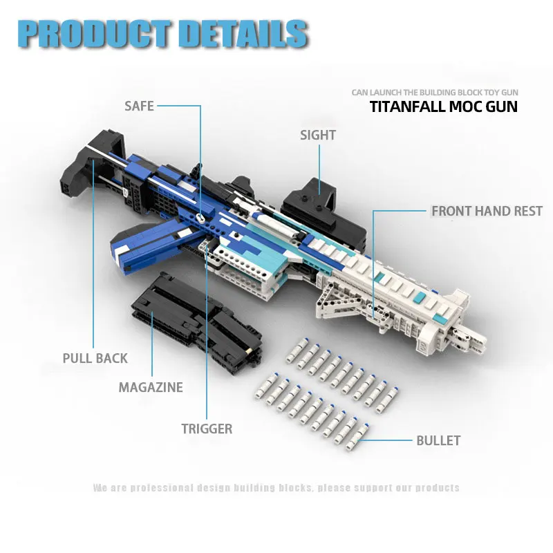 M4A1 Khối Súng Đạn Băng Đen Quân Đội Khối Xây Dựng WW2 Lắp Ráp Súng Khối SWAT Đồ Chơi Mô Hình Cho Trẻ Em xmas