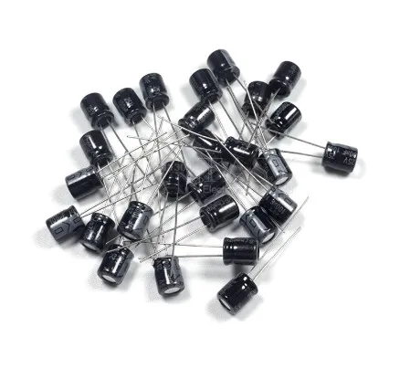 50PCS Higt 품질 25V100UF 6*7mm 100 미크로포맷 6.3*7 25V 전해 콘덴서