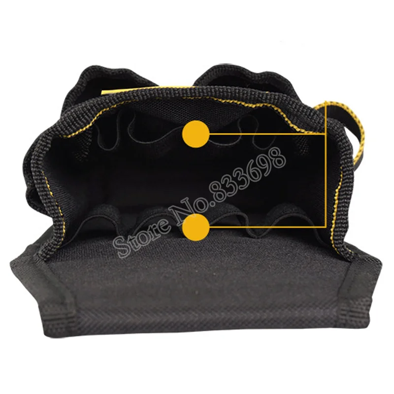 Electricians Technician Tool Bag 600D Oxford Tool Belt Waist Pocket Pouch Small Tool Bag With Belt Screwdriver Holder