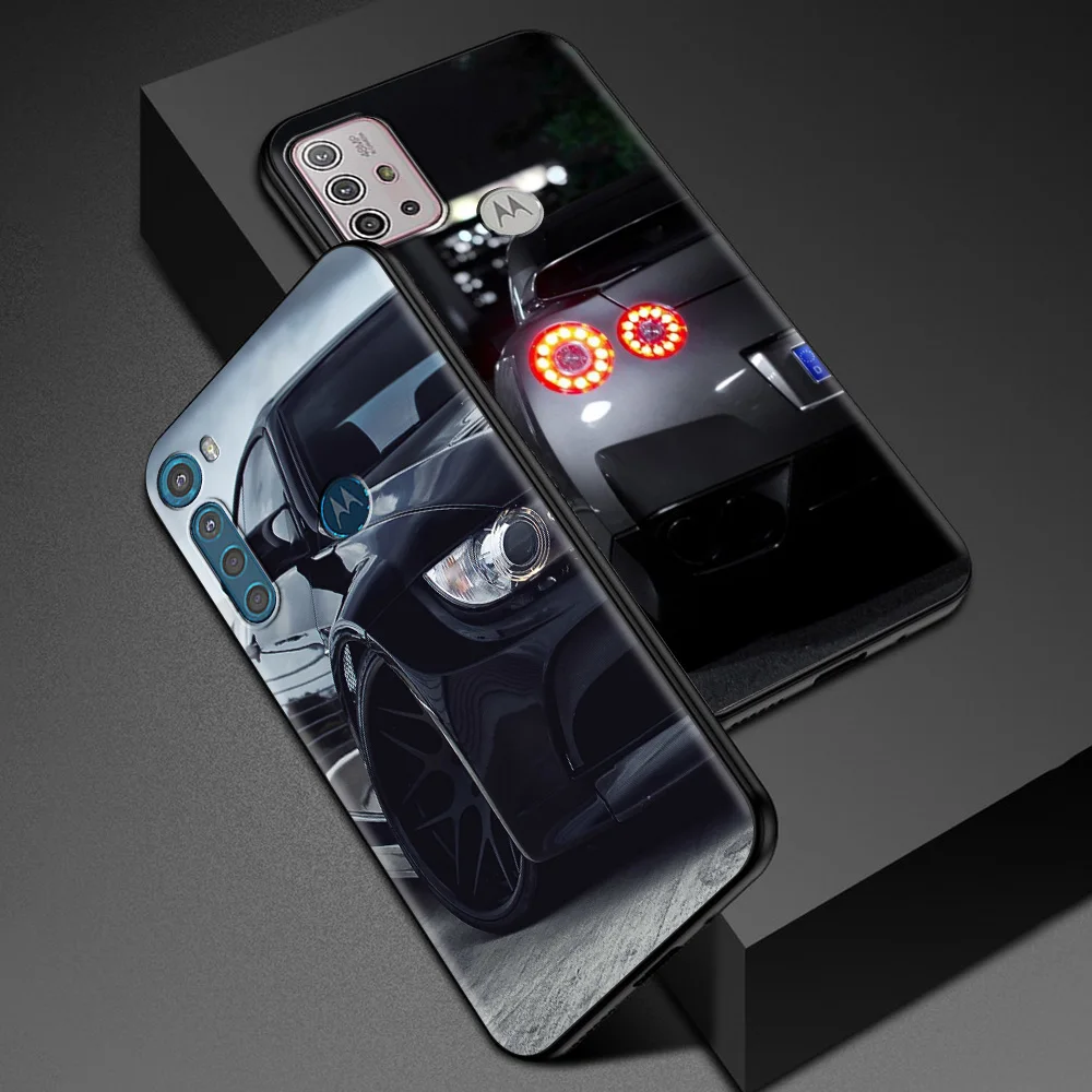 For Motorola One Fusion Case for Moto G9 Plus Play Power One G52 G30 G40 G50 G60 Edge 40 30 Phone Shell Sports Cars Male Men