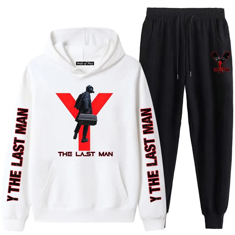 

Y: The Last Man Trailer America Drama Hoodies Warm Plus Velvet Printing Anime Uniforms Jacket Coats Pants Halloween