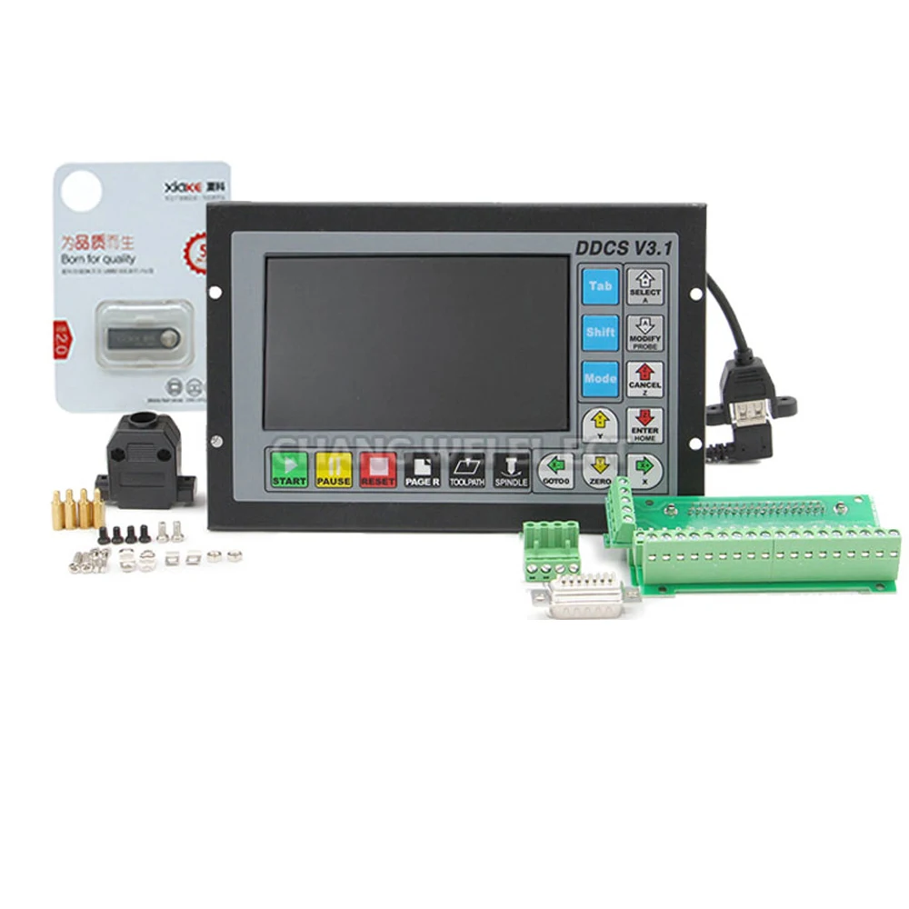 Ddcsv3.1 Cnc Controller 3-axis/4-axis 500khz Motion Control System Instead Of Mach3 And Ddcsv2.1 Controllers