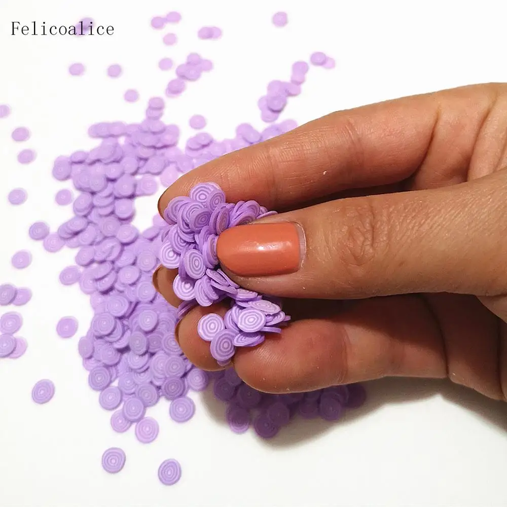 20g Lollipop Taro Polymer Hot Soft Clay Sprinkles for Crafts Slime Accessories DIY Making  Klei Cute Candy  Mud Particles