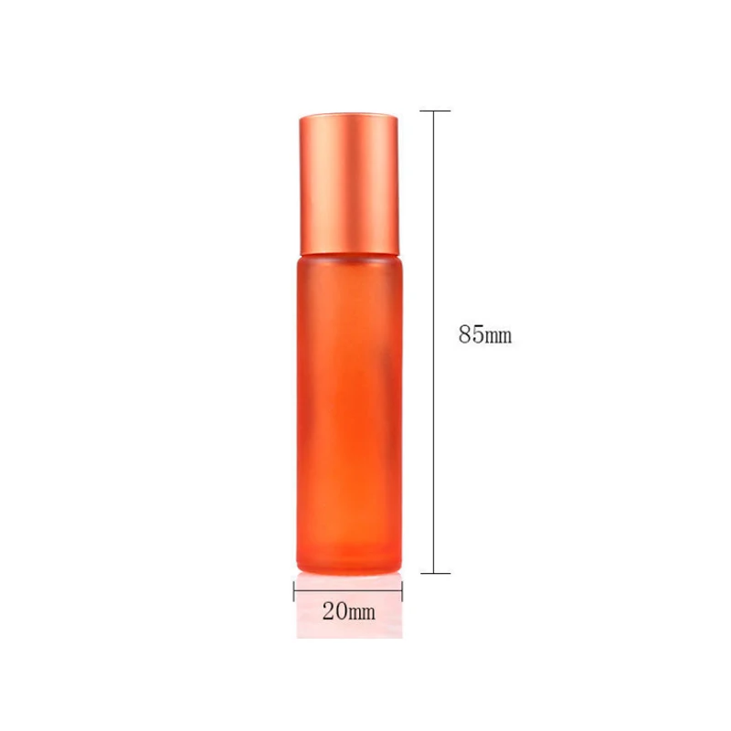 5/10/50 Stück 10 ml Roll-On-Flasche, dickes Milchglas, Parfümflasche, nachfüllbar, leerer Roller, Fläschchen für ätherische Öle – Detail 3