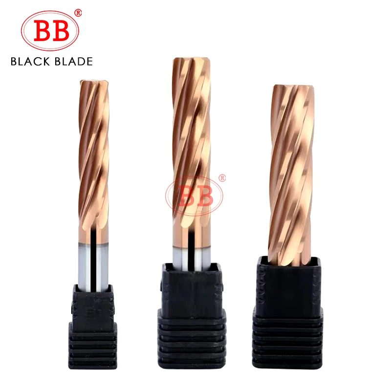 

BB 200mm Carbide Spiral Flutes Machine Reamer Long Length Coated H7 Tolerance Precision Chucking Hardened Steel Metal