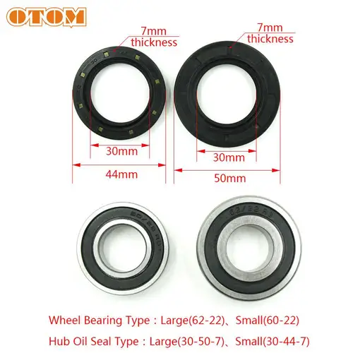 Imagen 2 del producto OTOM para YAMAHA cojinete de cubo de rueda trasera sello de aceite WRF YZ YZF 125 250 426 450 accesorios de motocicleta juego de cojinetes de sello de aceite Dirt Bike