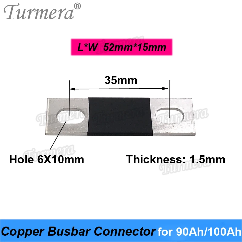 Turmera miedziane łączniki do 3.2V Lifepo4 bateria 90Ah 100Ah montaż do 36V e-bike do systemu energii słonecznej użyj 10 sztuk