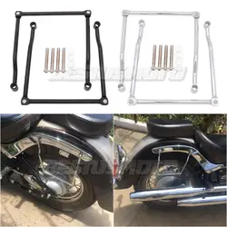 Barres de support de sacoche de moto, supports de support, support rapide pour Honda VT750, VT400, Shadow VT1100, Vcruc1800, 1300, Steed VLX400, 600, Magna VF250