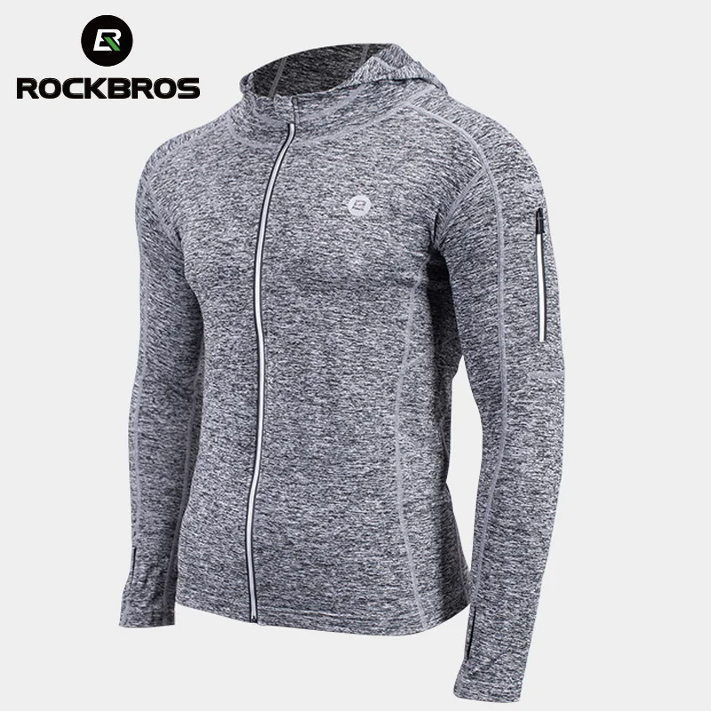 ROCKBROS Bicycle Jacket Unisex Bike Sweat-absorbent  Jersey Breathable Training Coat Quick Dry Sports Clothes Cycling Equipment