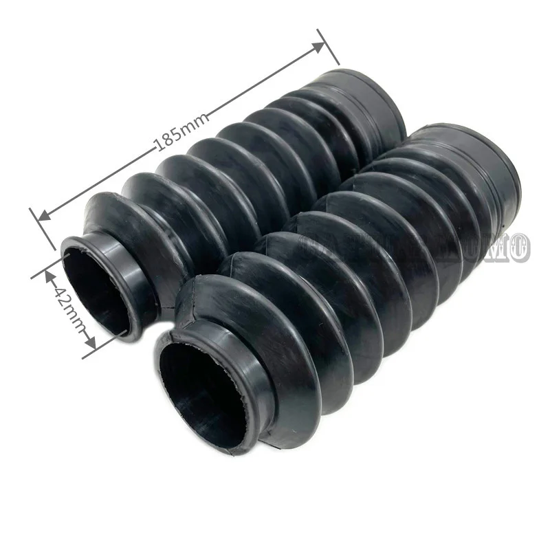 2Pcs 42mm Fork Front Gaiters Gators Boot Shock Absor For Triumph Bonneville bobber Black T100 T120 T900 Street twin