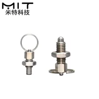 Pasador de tornillo de bloqueo de acero inoxidable, 1 piezas, émbolo de indexación, M6, M8, M10, M12, M16, índice de rosca, alta calidad, venta directa de fábrica