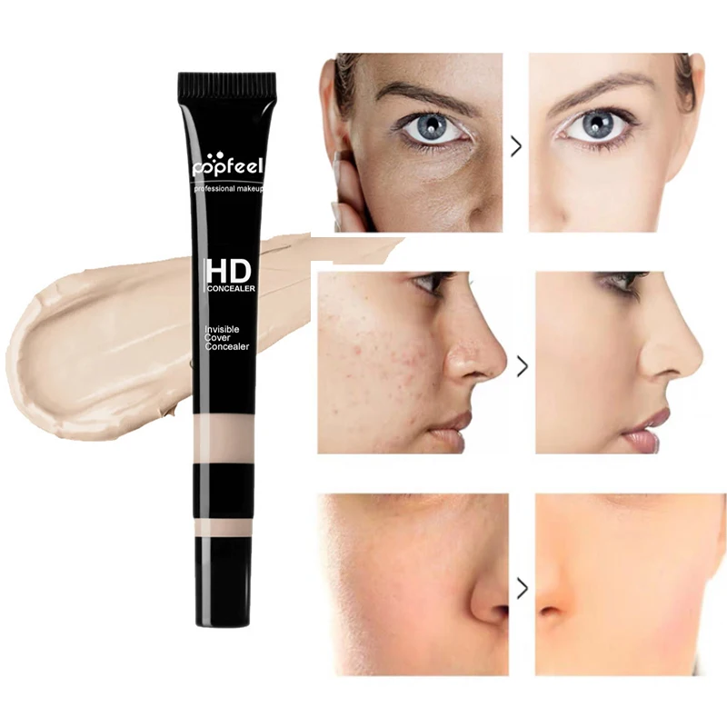 

5 Color HD Concealer Cream Professional Face Foundation Makeup Base Cover Face Foundation Contour Cover Palette Face Primer